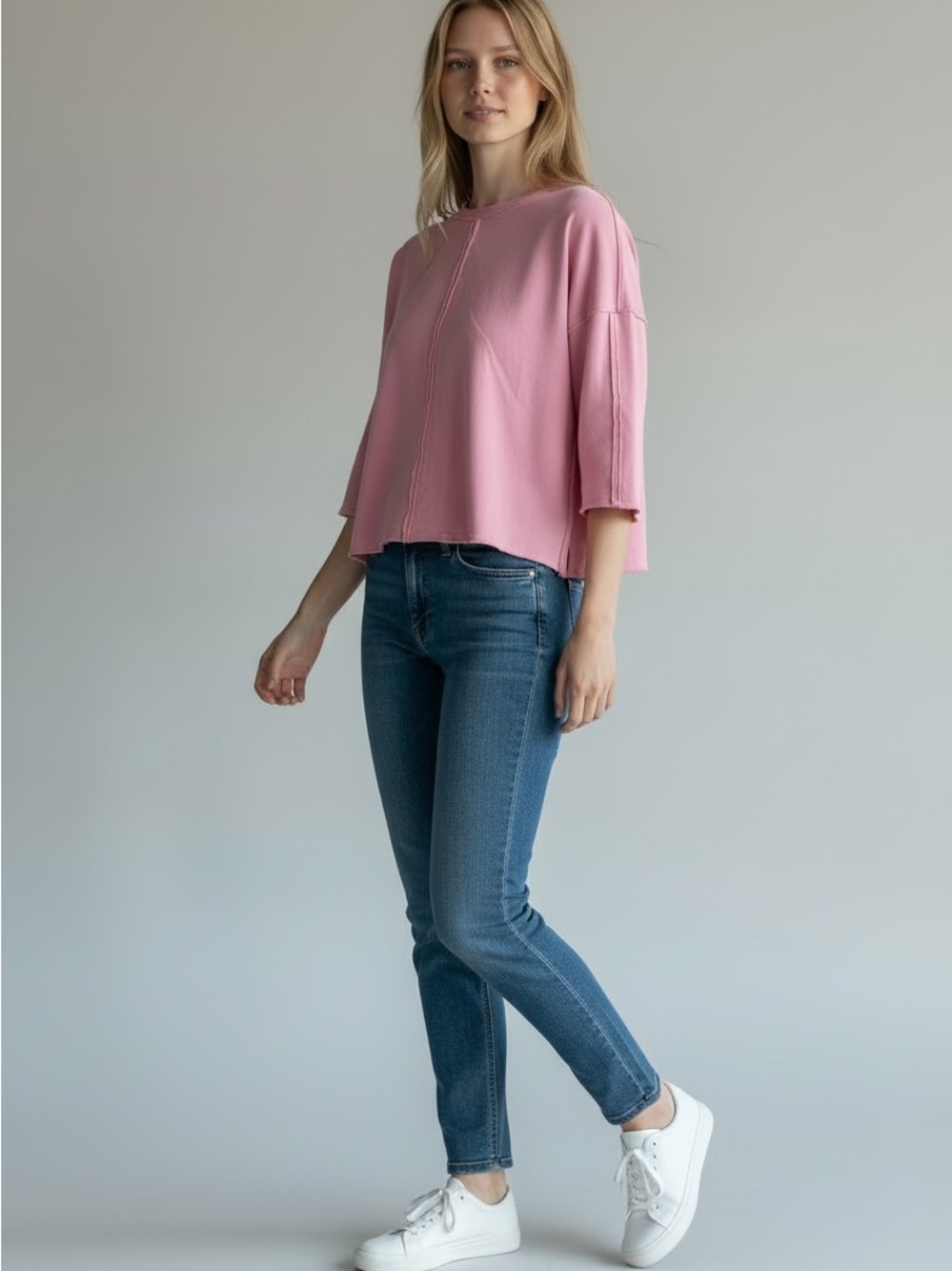 Peach Love California Relaxed Pink Short Sleeve Tee